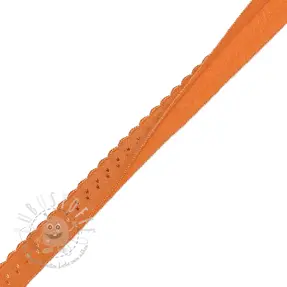 Elastisches Schrägband Polyamide 12 mm LUXURY orange