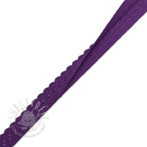 Elastisches Schrägband Polyamide 12 mm LUXURY purple