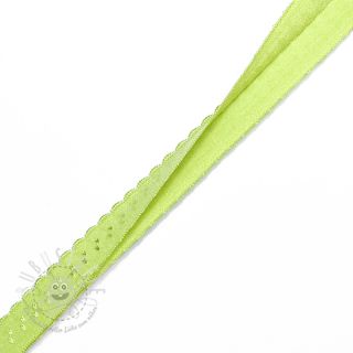 Elastisches Schrägband Polyamide 12 mm LUXURY lime