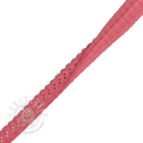 Elastisches Schrägband Polyamide 12 mm LUXURY coral