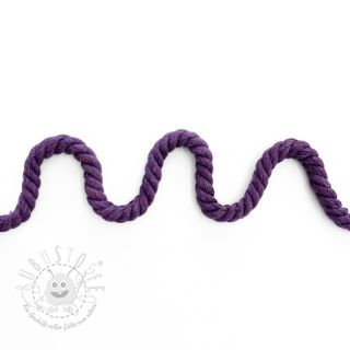Baumwollkordel  8 mm purple
