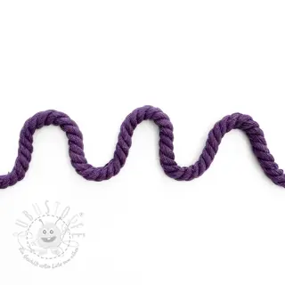 Baumwollkordel  8 mm purple