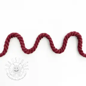 Baumwollkordel  8 mm bordeaux