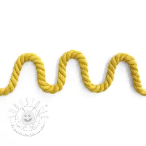 Baumwollkordel  8 mm yellow