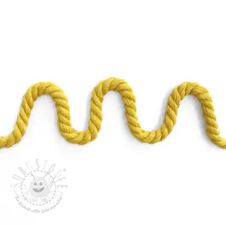 Baumwollkordel  8 mm yellow