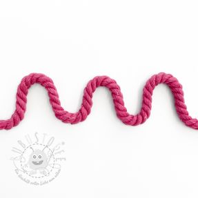 Baumwollkordel  8 mm fuchsia