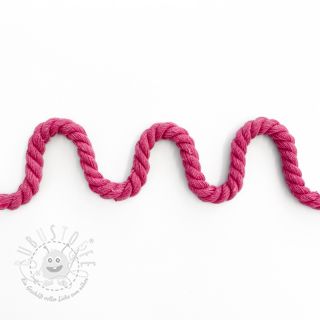 Baumwollkordel  8 mm fuchsia