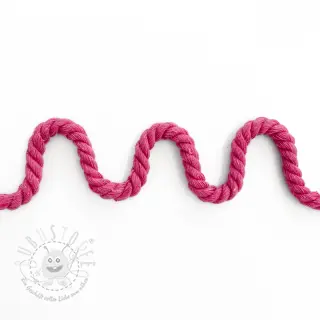 Baumwollkordel  8 mm fuchsia