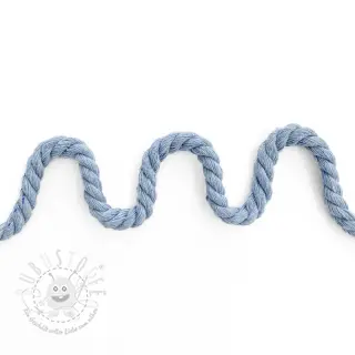 Baumwollkordel  8 mm light blue