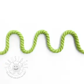 Baumwollkordel  8 mm lime