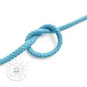 Baumwollkordel 5 mm ocean blue