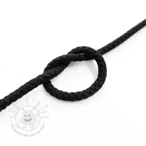 Baumwollkordel 5 mm black