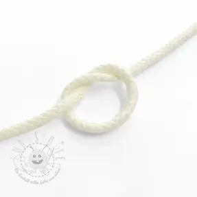 Baumwollkordel 5 mm off white
