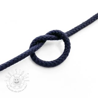 Baumwollkordel 5 mm dark blue