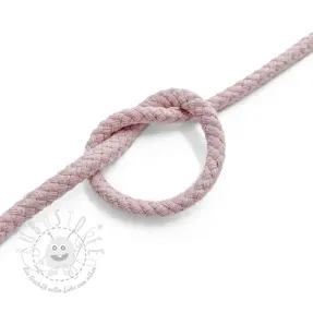 Baumwollkordel 5 mm old pink