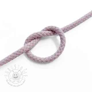 Baumwollkordel 5 mm washed pink