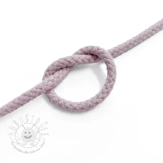 Baumwollkordel 5 mm washed pink