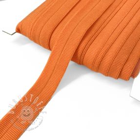 Elastisches Schrägband Polyamide matt 20 mm RIB orange