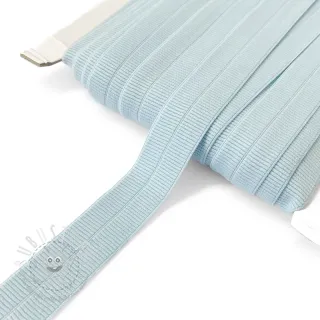 Elastisches Schrägband Polyamide matt 20 mm RIB old blue