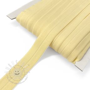 Elastisches Schrägband Polyamide matt 20 mm RIB yellow