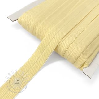 Elastisches Schrägband Polyamide matt 20 mm RIB yellow