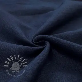 Leinenstoff gewaschen navy