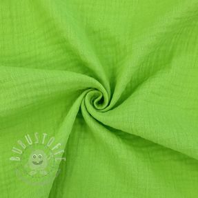 Double gauze/musselin neon lime