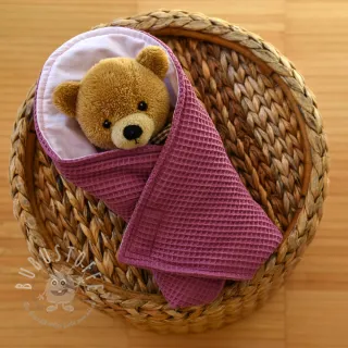 Waffelstoff mauve