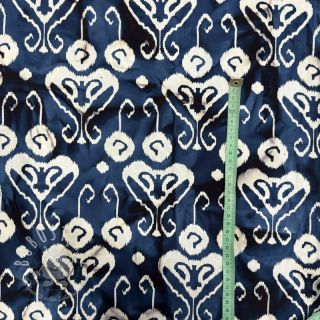 Baumwollstoff UNIQUE BATIK design L navy