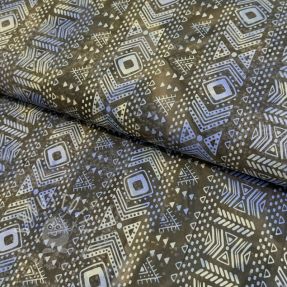 Baumwollstoff UNIQUE BATIK design K brown