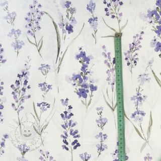 Dekostoff premium Watercolour lavender field