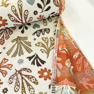 Dekostoff jacquard FIGUERAS allover blanc