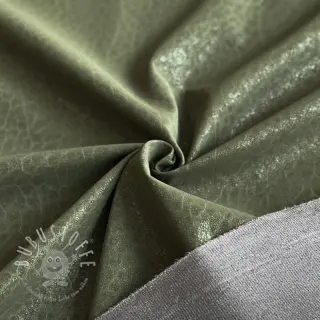 Bekleidungskunstleder STRUCTURE army green