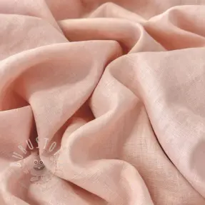 Leinenstoff gewaschen 170 g light rose
