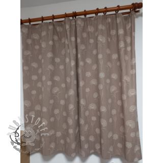 Dekostoff Linenlook Elegant dandelion taupe