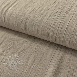 Viskosestoff leinen CRINCLE sand