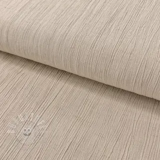 Viskosestoff leinen CRINCLE beige