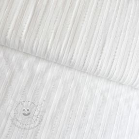 Baumwollstoff VOILE LUREX Stripe white