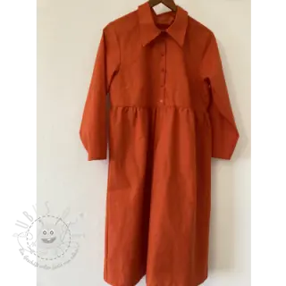 Baumwollstoff popeline orange