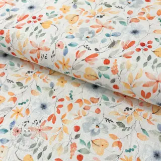 Leinen mit Baumwolle Pretty florals deisgn D digital print