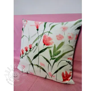 Dekostoff premium Floral Iris fresia