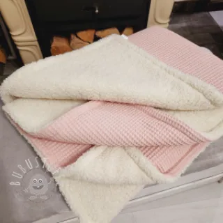 Waffelstoff bleached rose