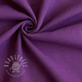 Baumwollstoff mit Leinen purple