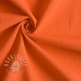 Baumwollstoff mit Leinen orange