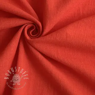Baumwollstoff mit Leinen red