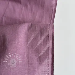 Baumwollstoff mit Leinen old pink