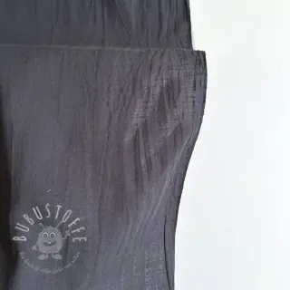 Baumwollstoff mit Leinen dark grey
