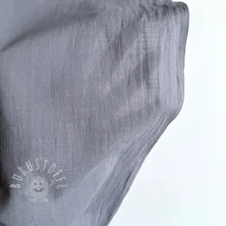 Baumwollstoff mit Leinen grey