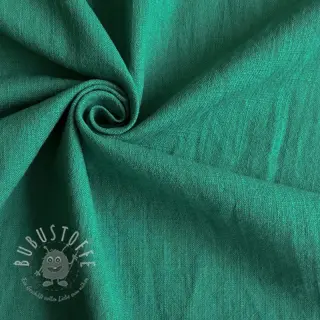 Baumwollstoff mit Leinen apple green