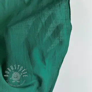 Baumwollstoff mit Leinen apple green